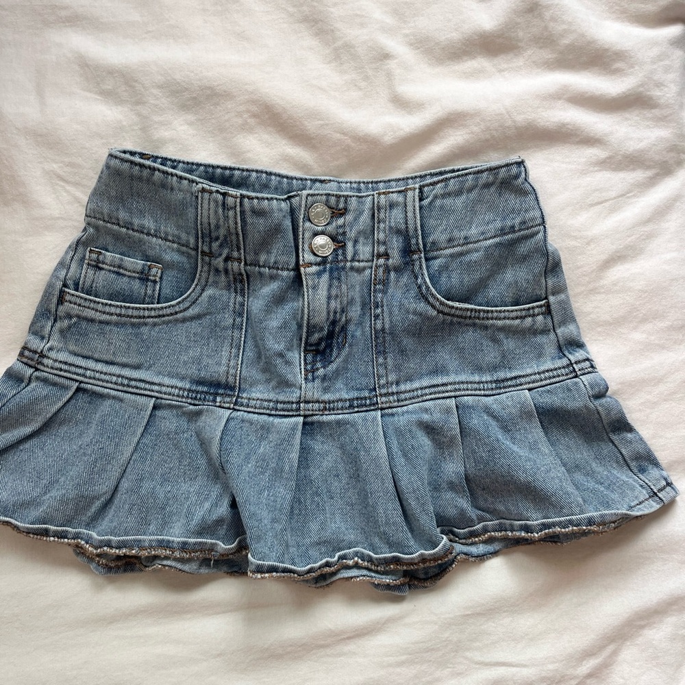 PacSun Light Blue Denim Skirt